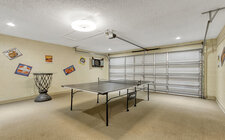Garage converted as game-room