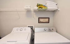 Full-size laundry facilities