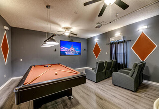 Game room of luxury 7-bedroom villa