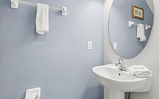 Powder Room - Located on first floor Powder Room - Located on first floor