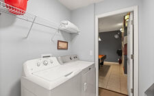 Full-size laundry facilities