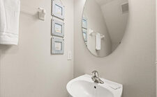 Convenient Half Bath – Perfect for Guests