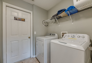 Full-size laundry facilities