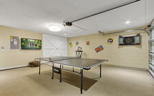Garage converted as game-room