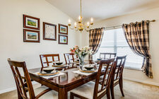 Formal dining area