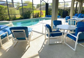 Simba's Magic, Orlando Florida south-facing pool villa with 7 bedrooms