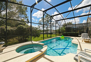 Tigger's Magic, 4 bed Orlando villa with south-facing pool/spa
