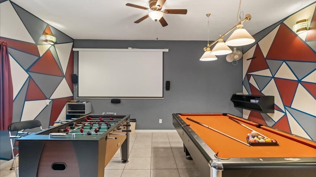 Pool table and theater-room make this the best villa choice