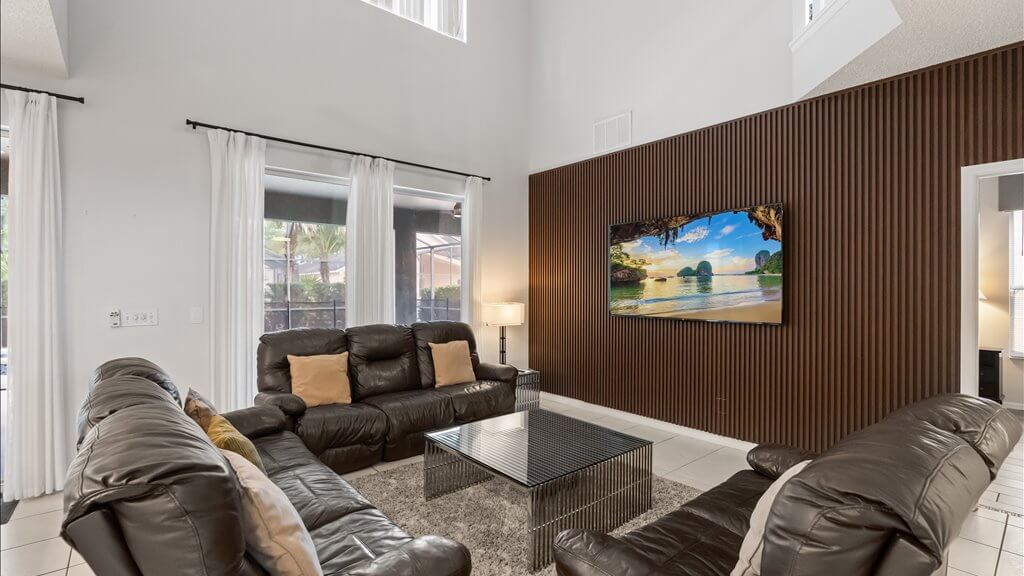 Large 75" SMART TV to draw the family around!
