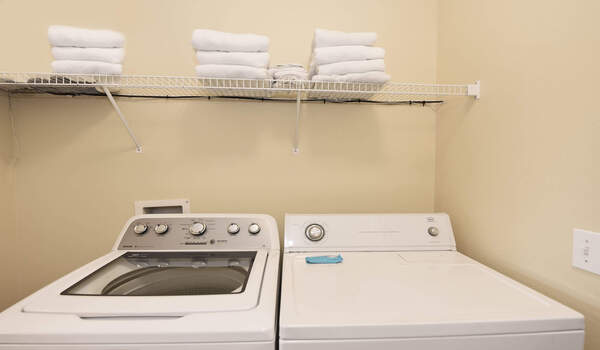 Full-size laundry facilities